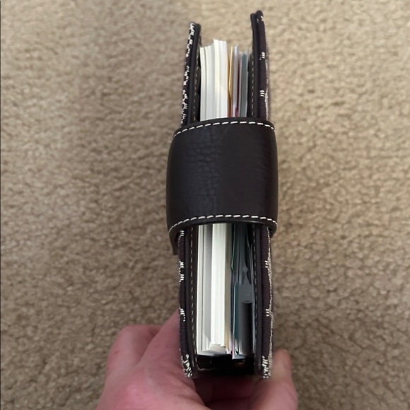 Vintage kate spade chocolate/cream “Debra” Daily Planner NWT - Picture 3 of 16